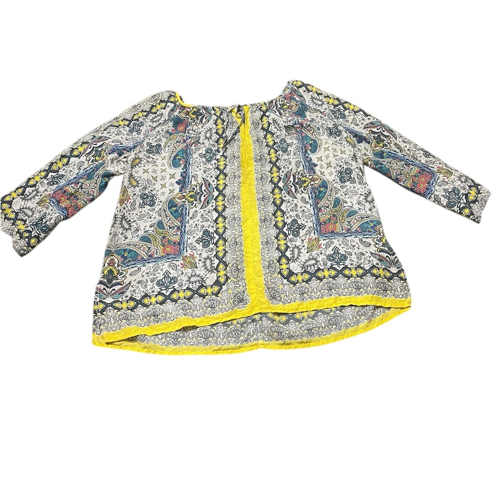 John Mark Colorful Silk Tunic Size L